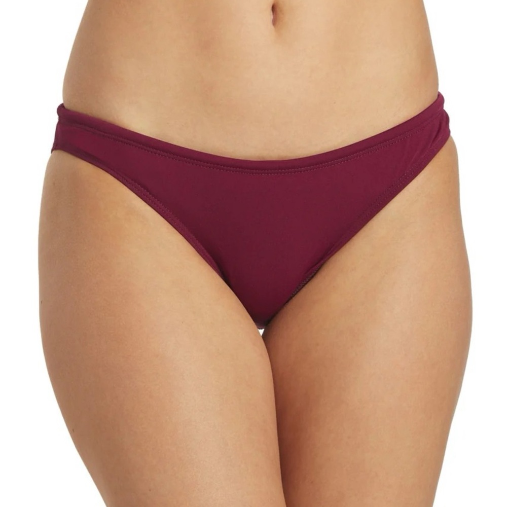 Jolyn Brazil Bikini Bottom – Cabernet Maroon